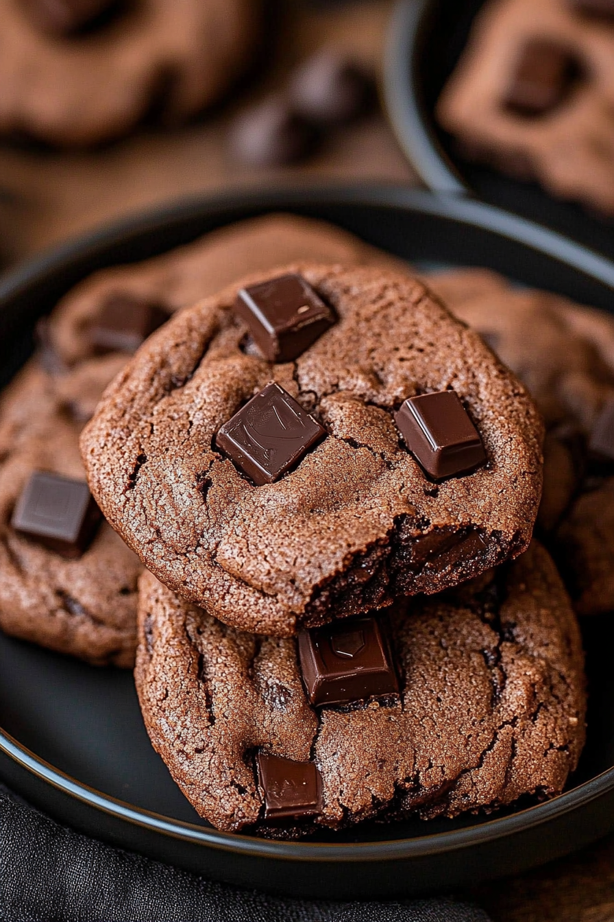 double chocolate cookies