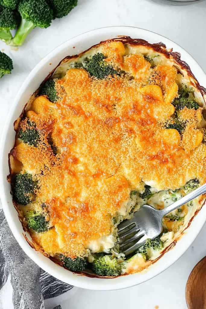 easy cheesy broccoli bake