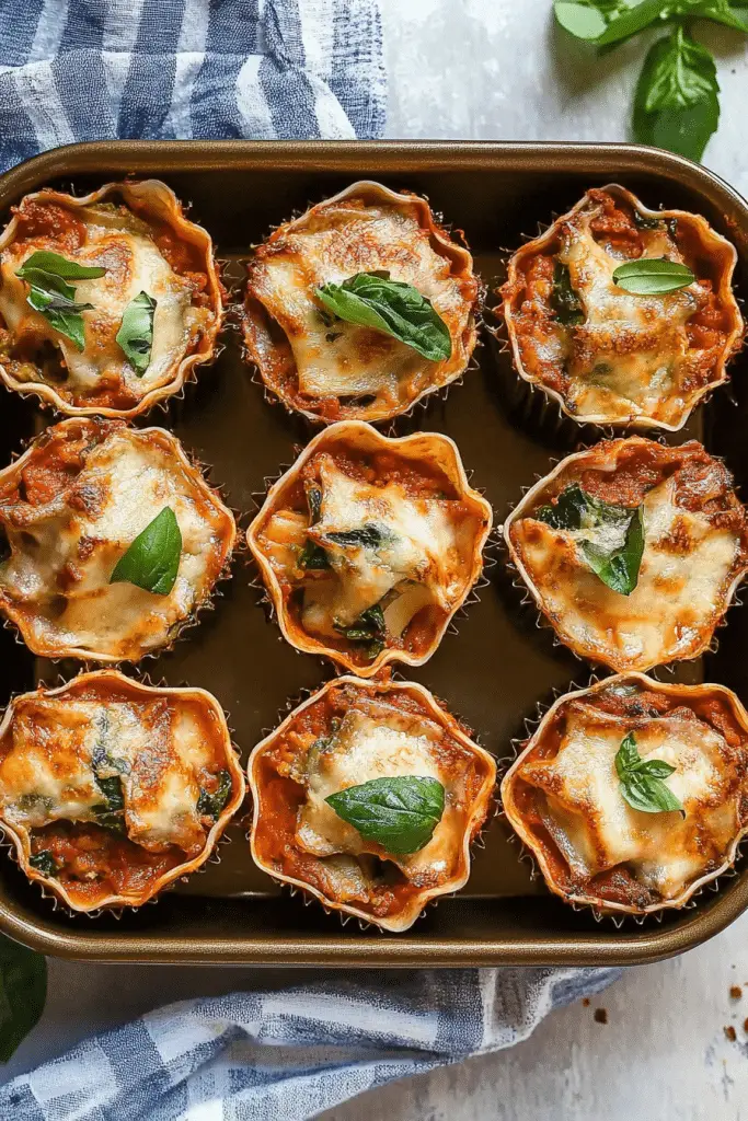 easy lasagna cups