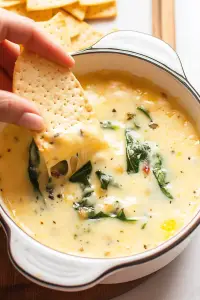 espinaca con queso