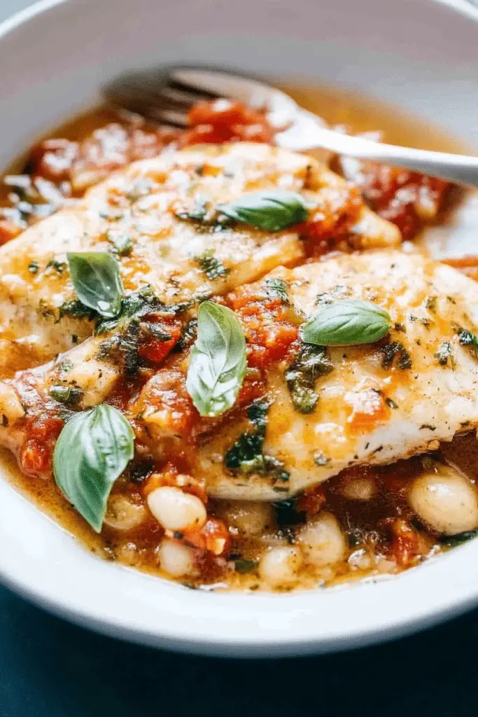 garlic basil fish
