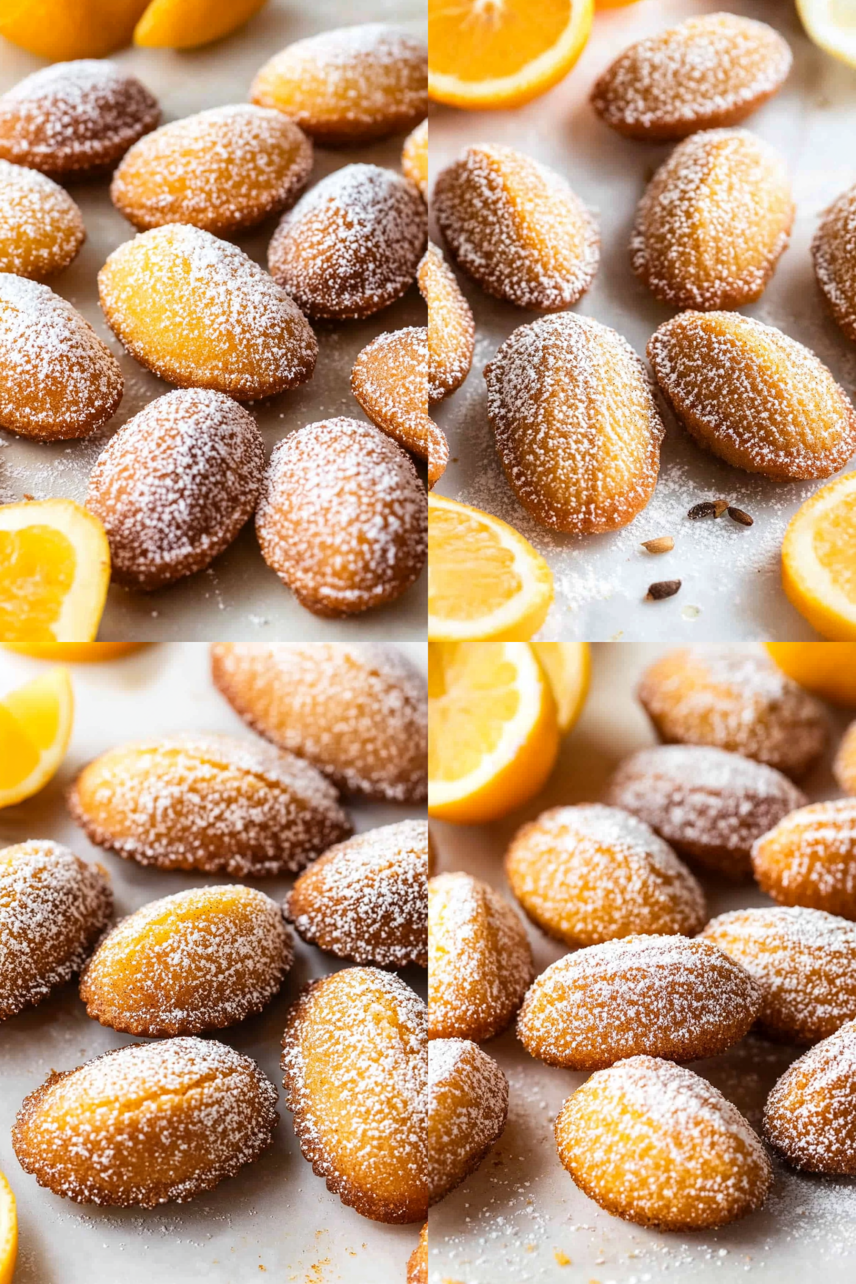 gluten-free spiced madeleines