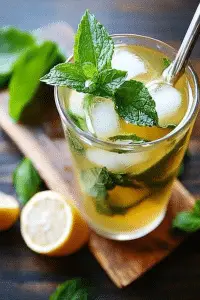 green tea mint recipe