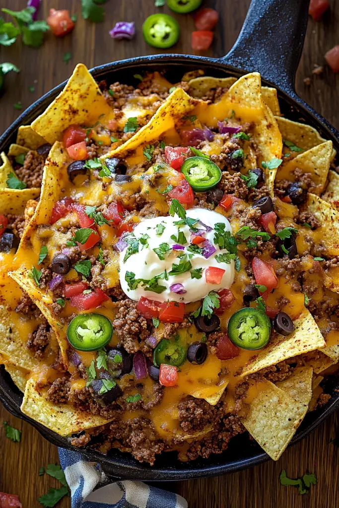 ground beef nachos