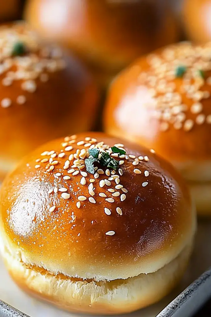 homemade burger buns