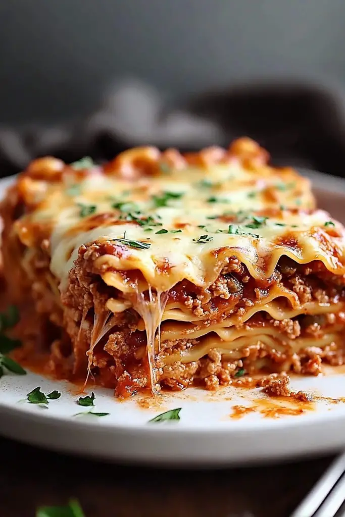 homemade lasagna