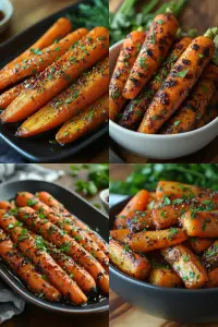 honey balsamic carrots