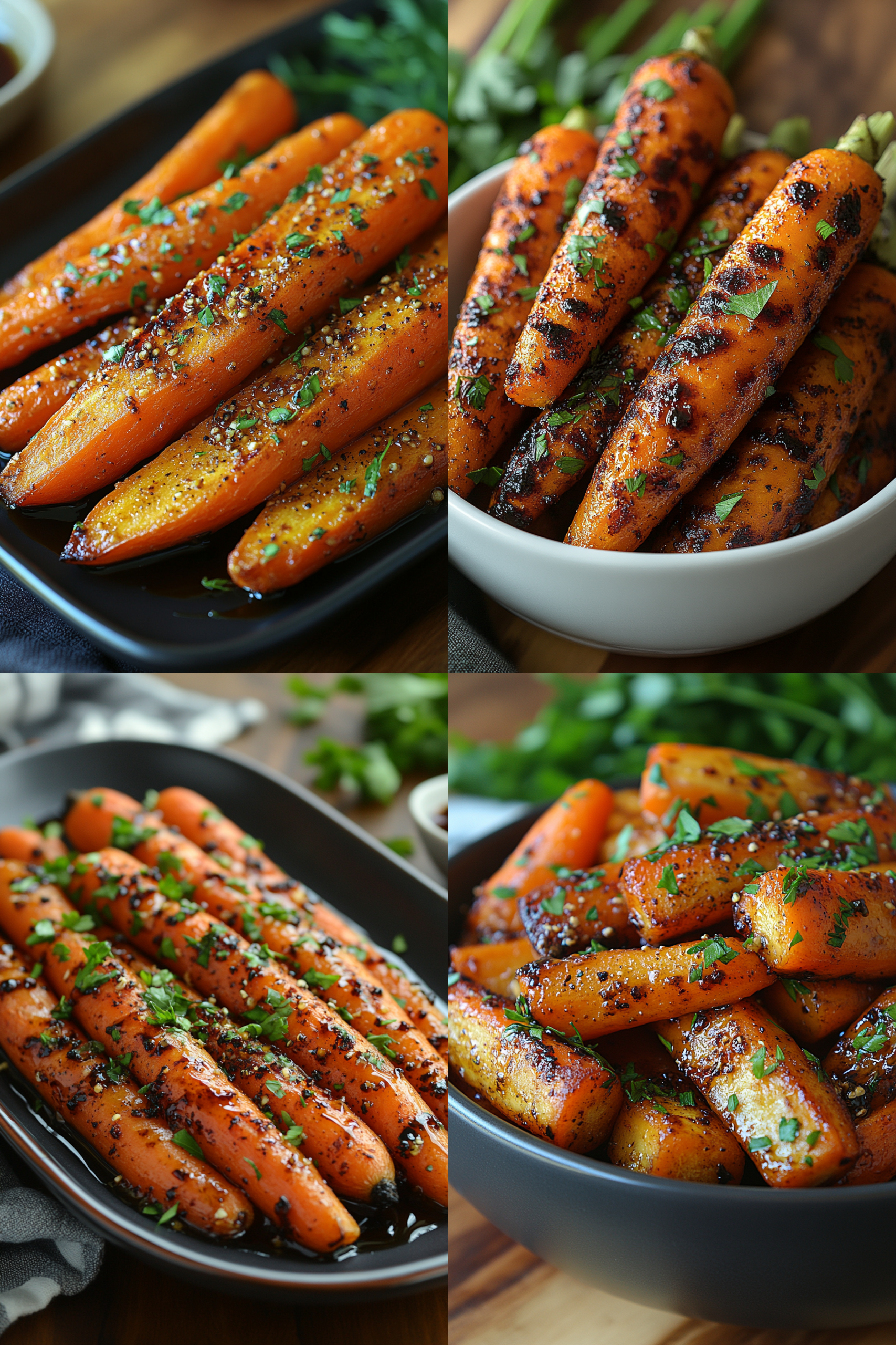 honey balsamic carrots