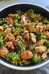 honey garlic chicken broccoli