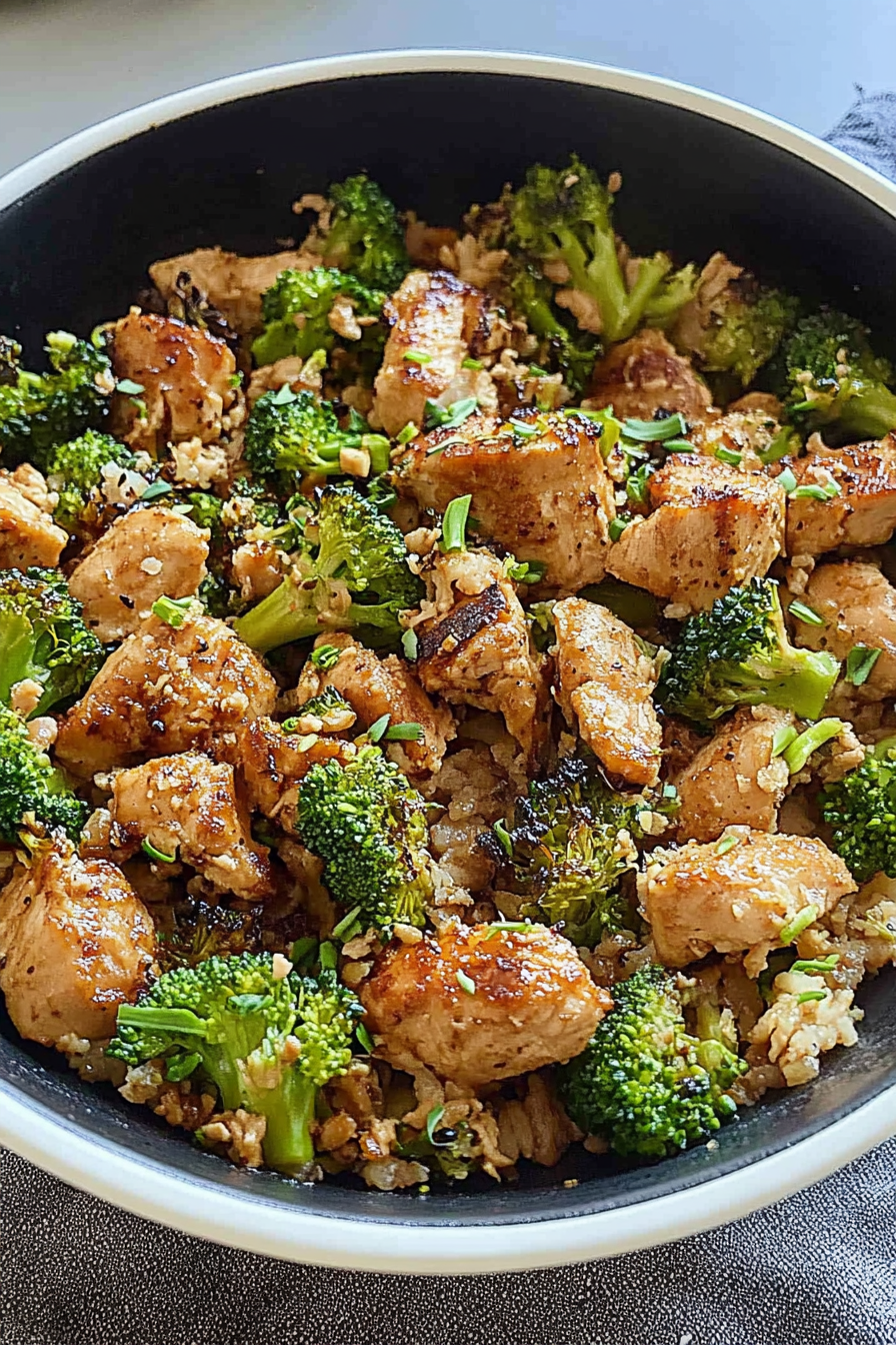 honey garlic chicken broccoli