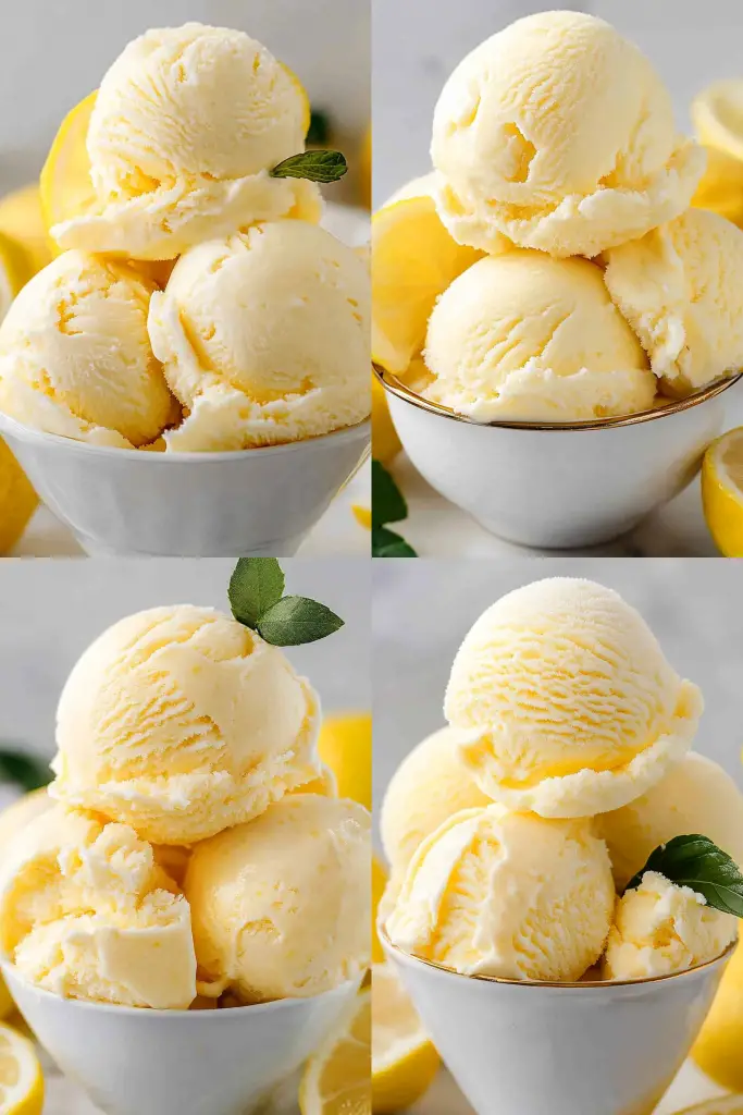lemon ice cream