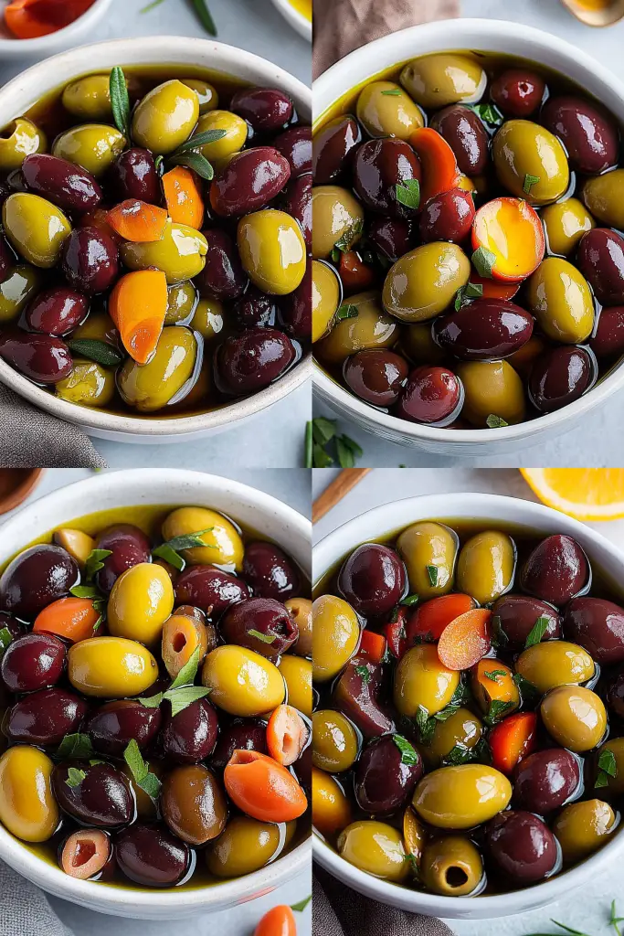 marinated olives