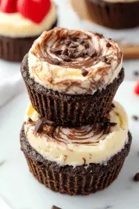 mini marble cheesecakes