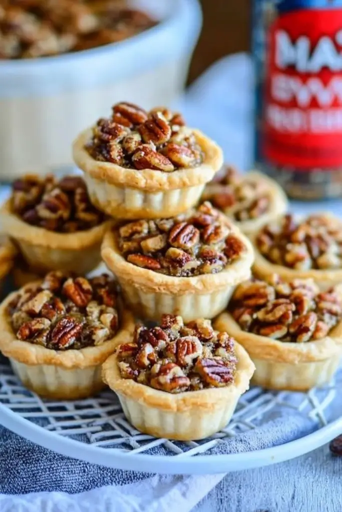mini pecan pie bites