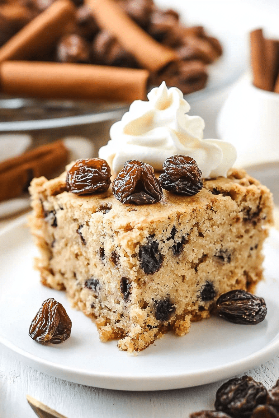 oatmeal raisin cookie cake