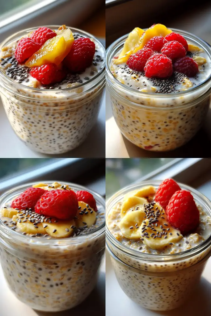 overnight oats with chia seeds