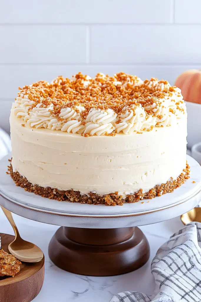 pumpkin cheesecake cake