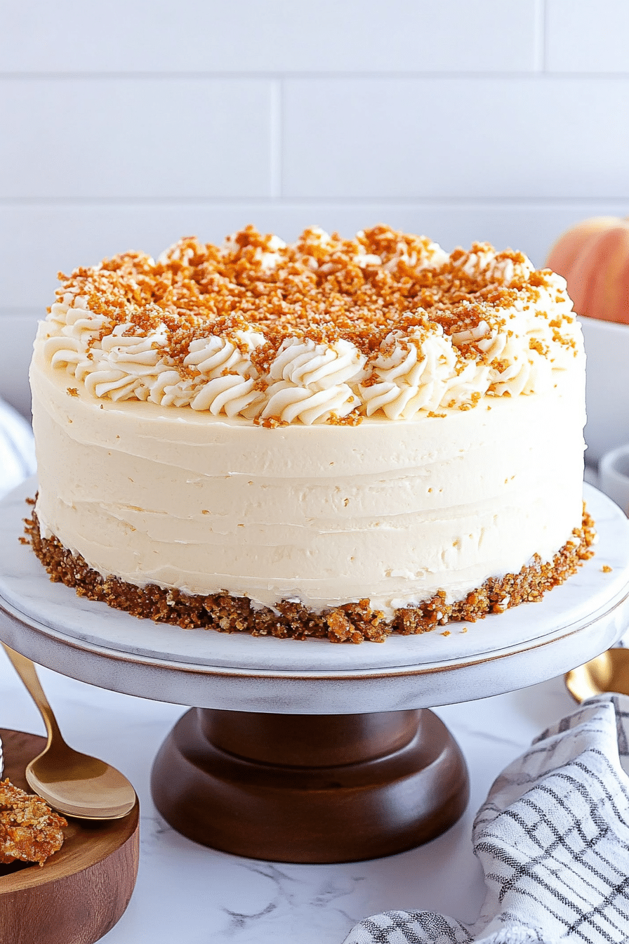 pumpkin cheesecake cake