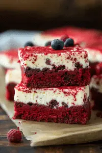 red velvet cheesecake bars