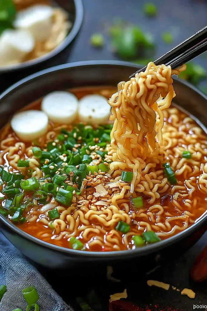 saucy ramen noodles
