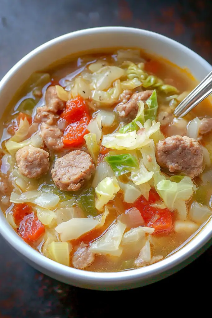 sausage cabbage soup