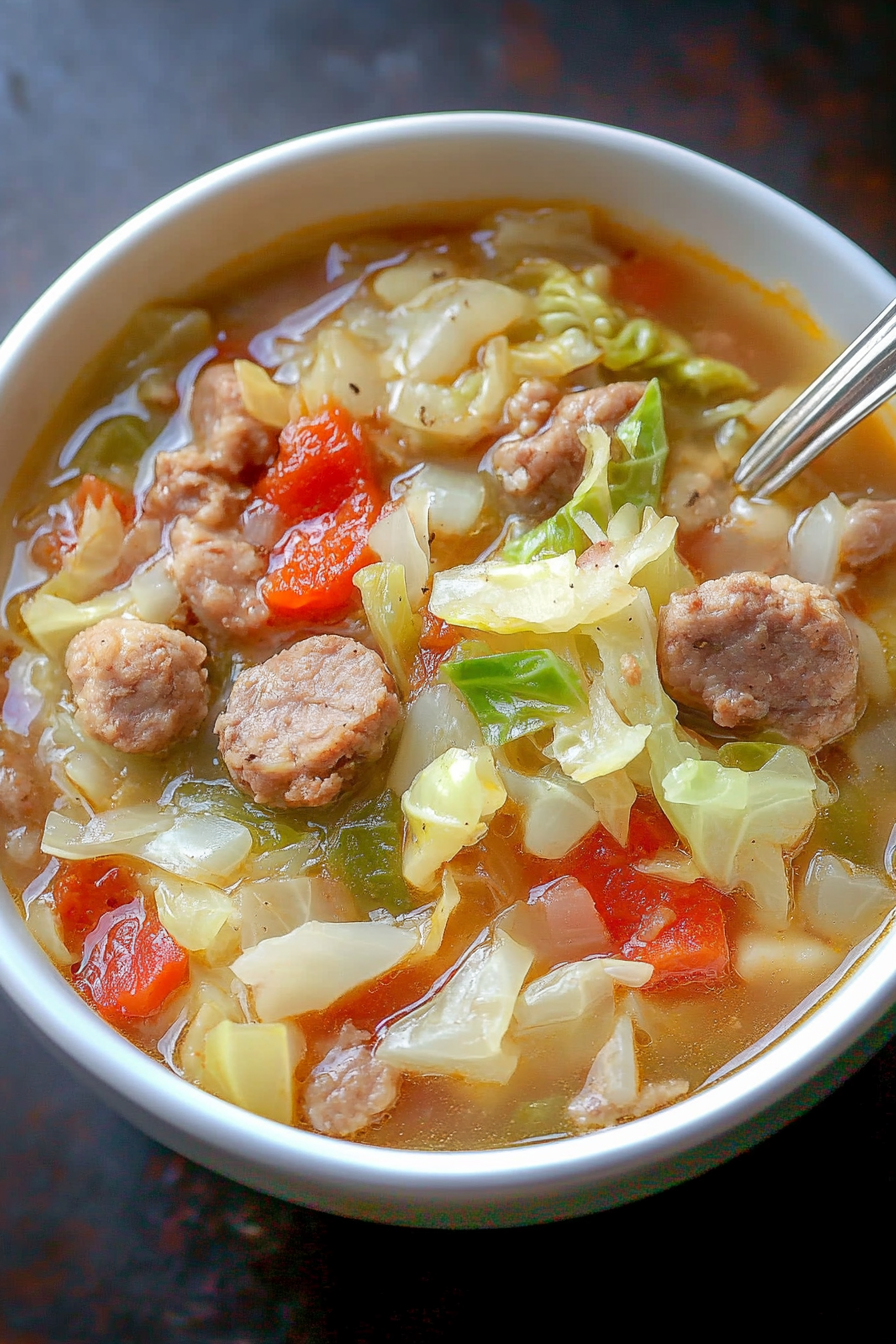 sausage cabbage soup