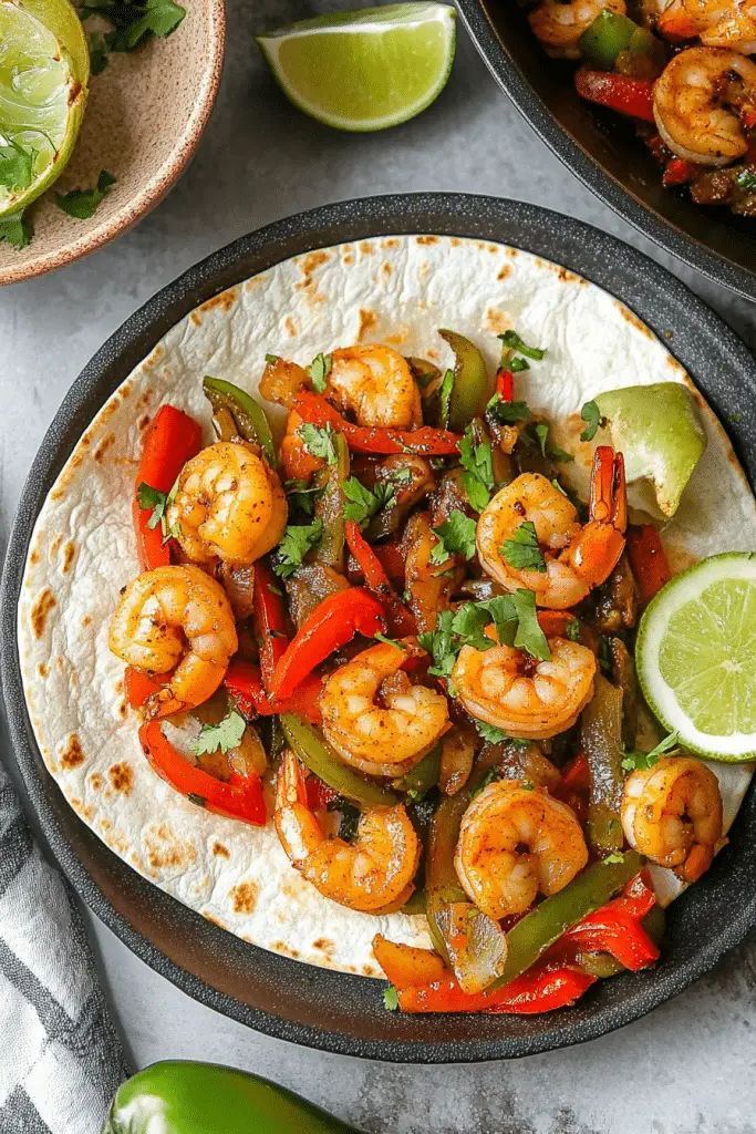 shrimp fajitas recipe