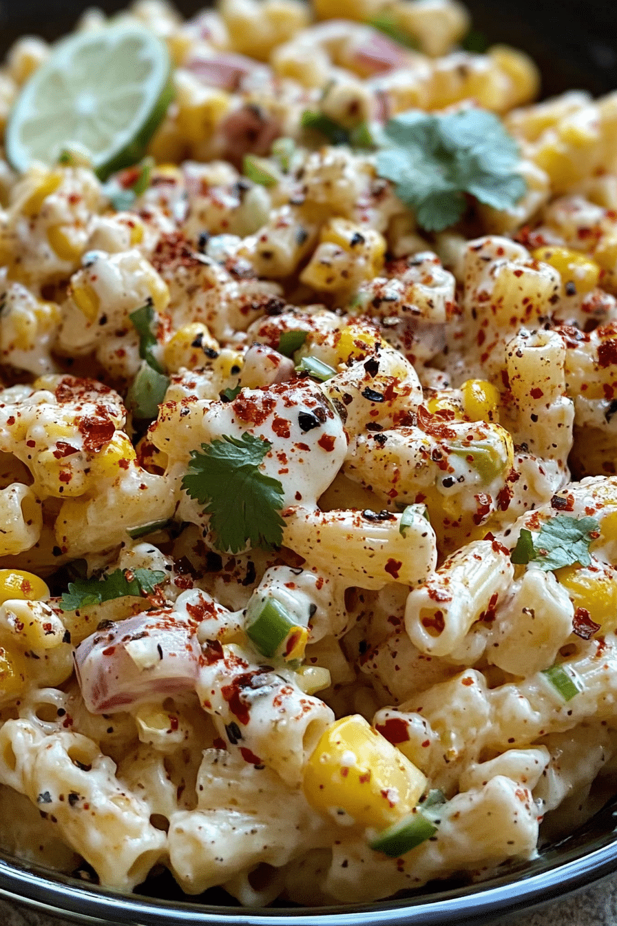 street corn pasta salad