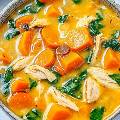 sweet potato chicken soup
