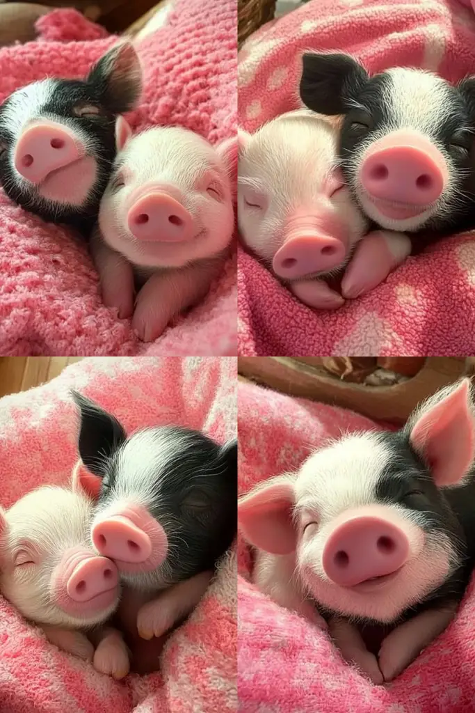 tiernos cerditos animados