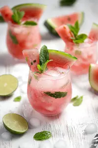 watermelon mojito mocktail