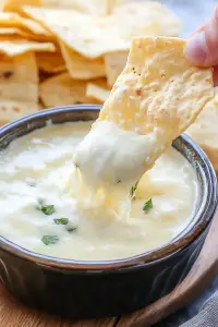 white cheese dip