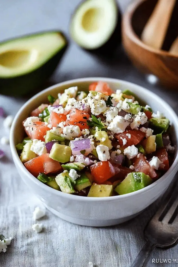 avocado feta salsa