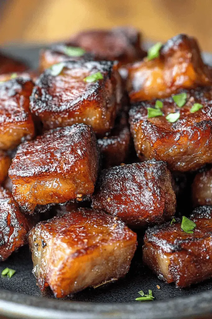crispy pork belly bites