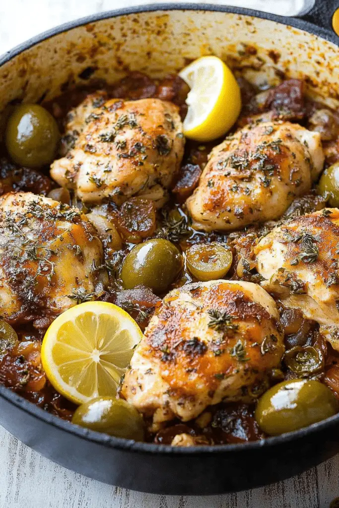 lemon olive chicken