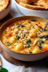 Chicken Gnocchi Soup