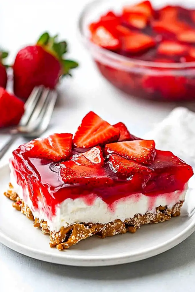 Strawberry Pretzel Salad