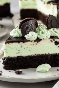 Thin Mint Cheesecake