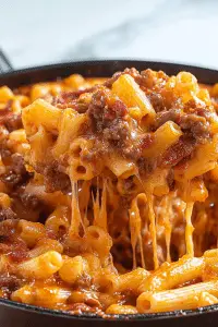 bacon cheeseburger pasta