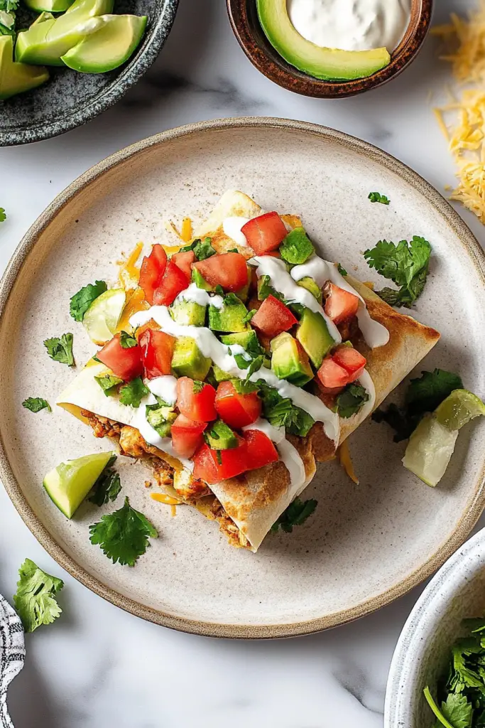 chicken chimichangas