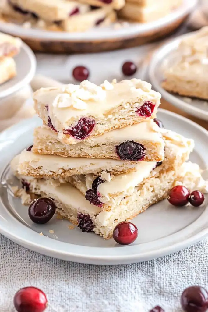 cranberry shortbread