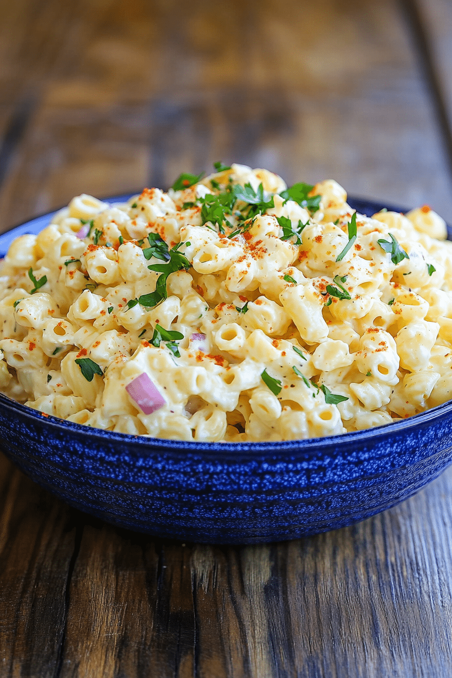 deviled egg pasta salad