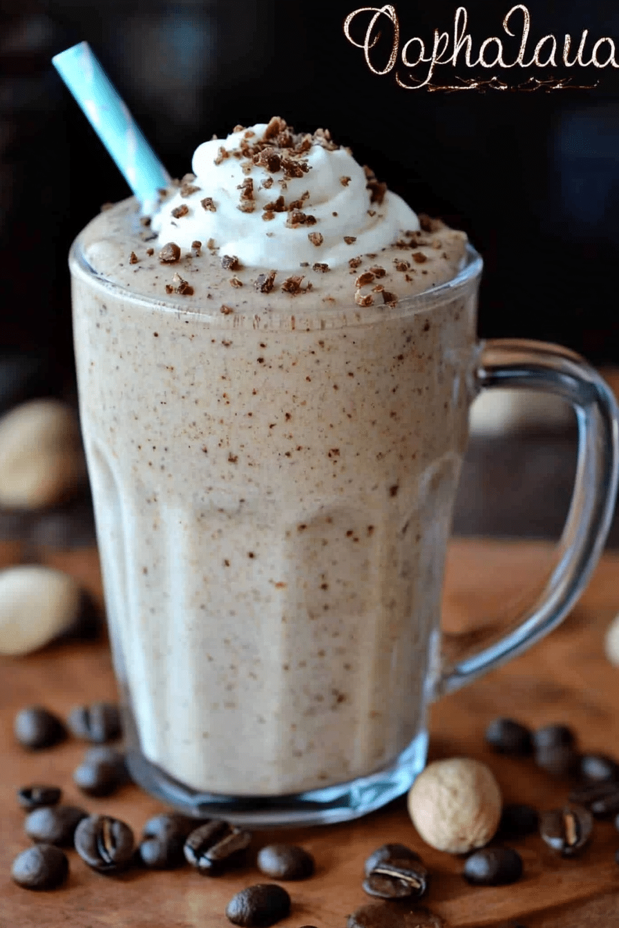 hazelnut coffee shake