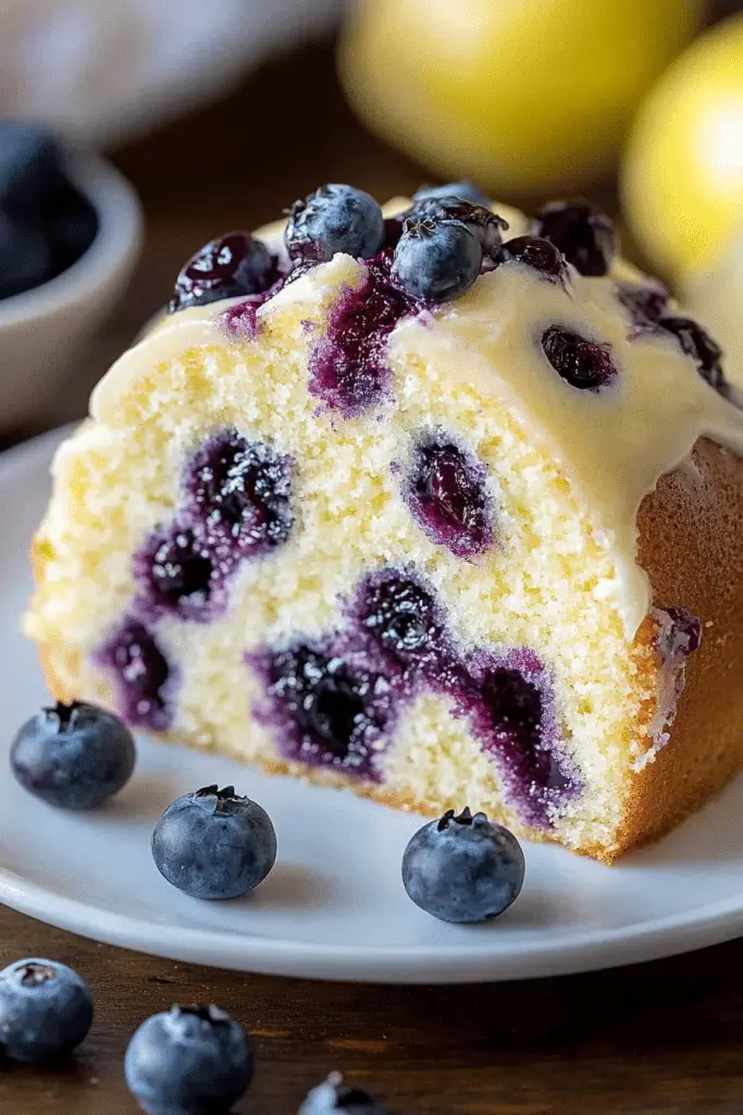 lemon blueberry cake