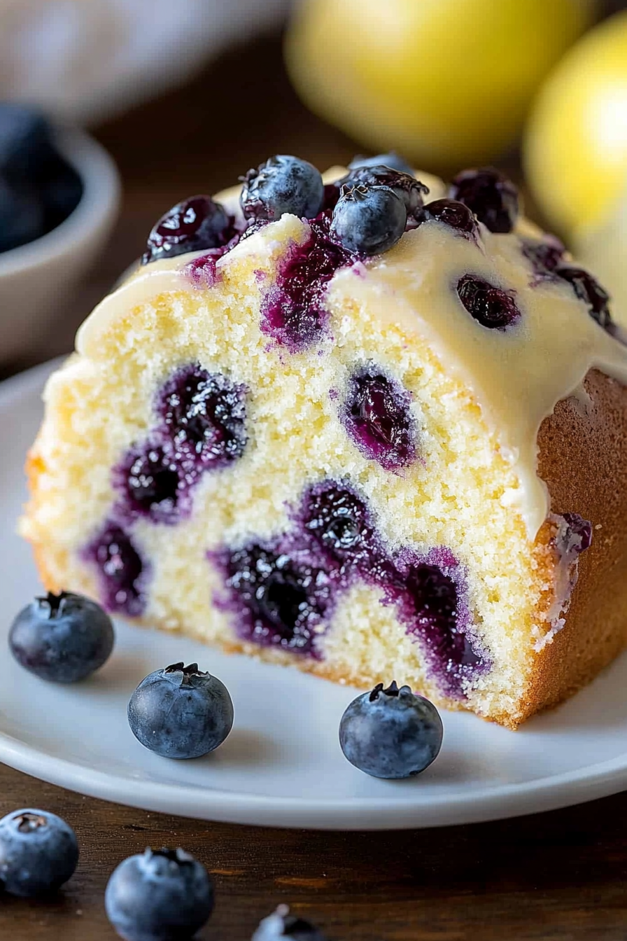 lemon blueberry cake