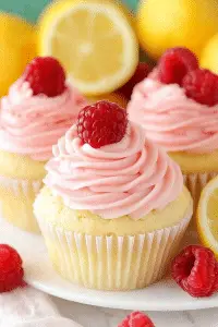 lemon raspberry cupcakes