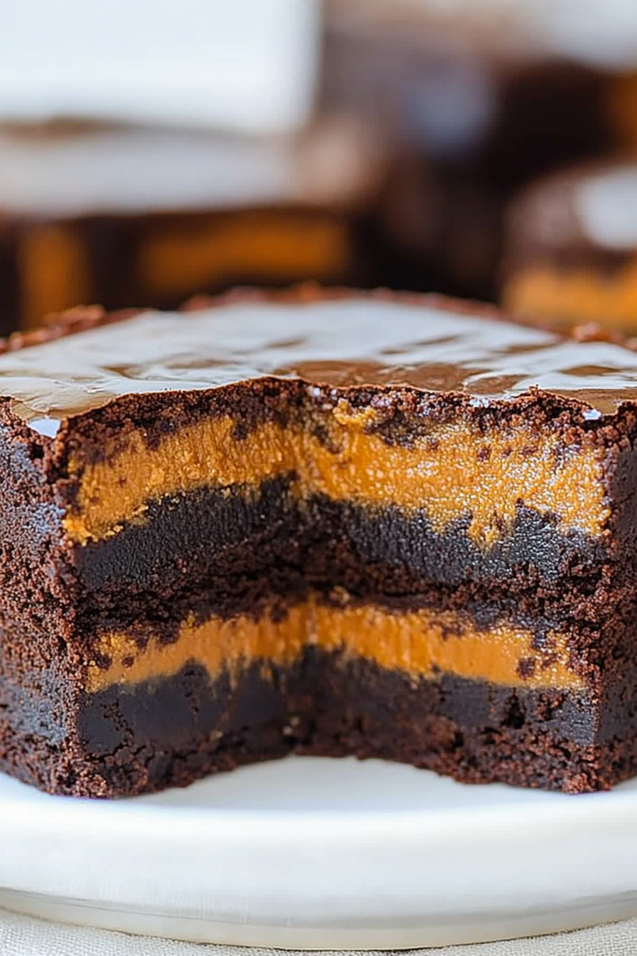 pumpkin cream cheese brownies