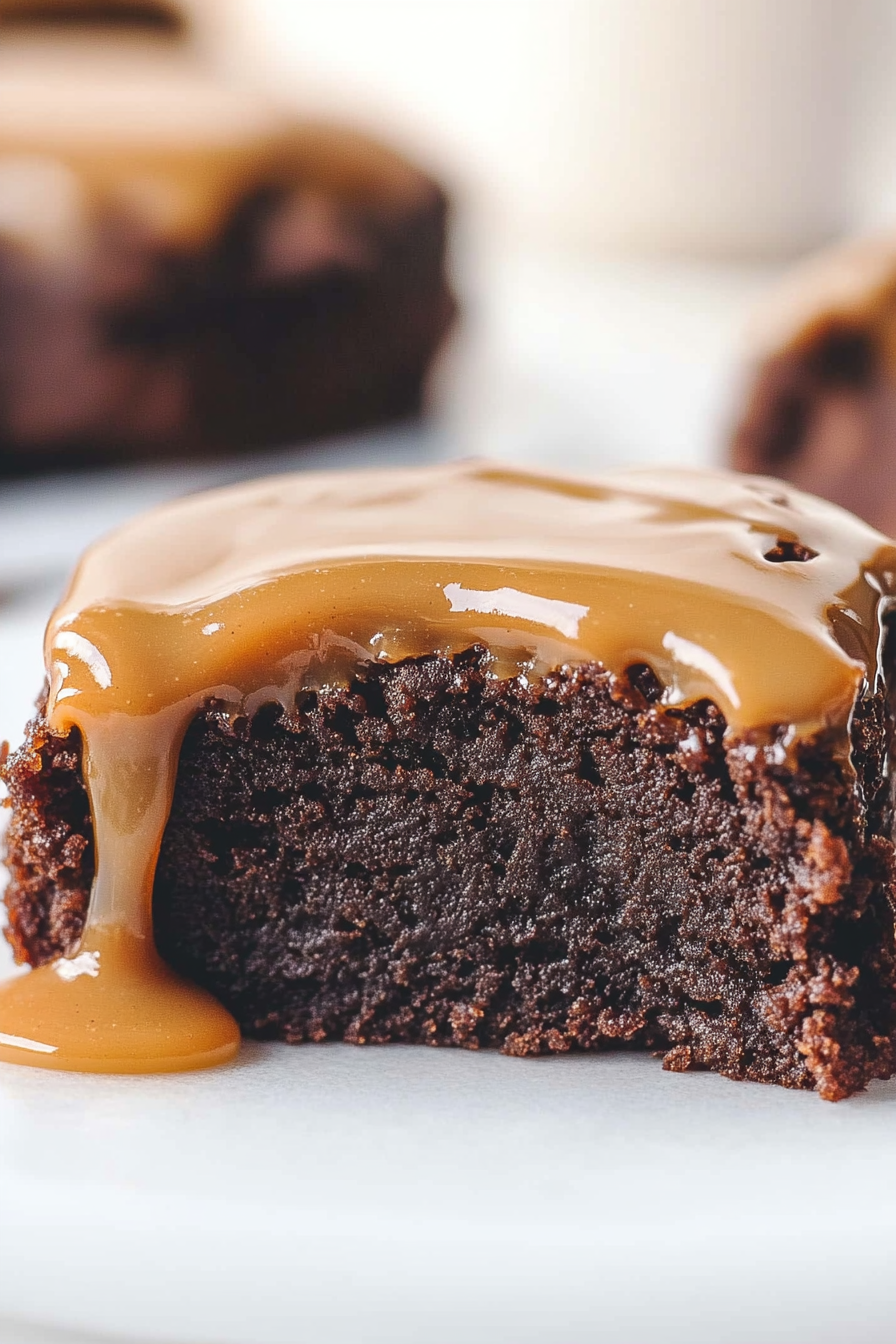 salted caramel brownies