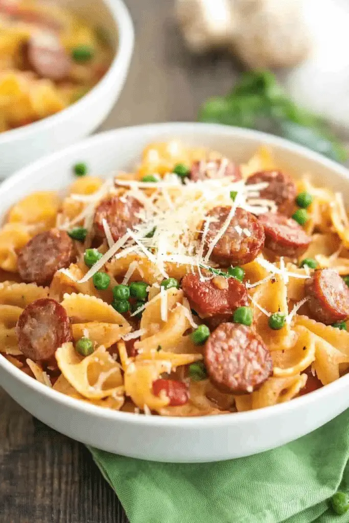 spicy sausage pasta