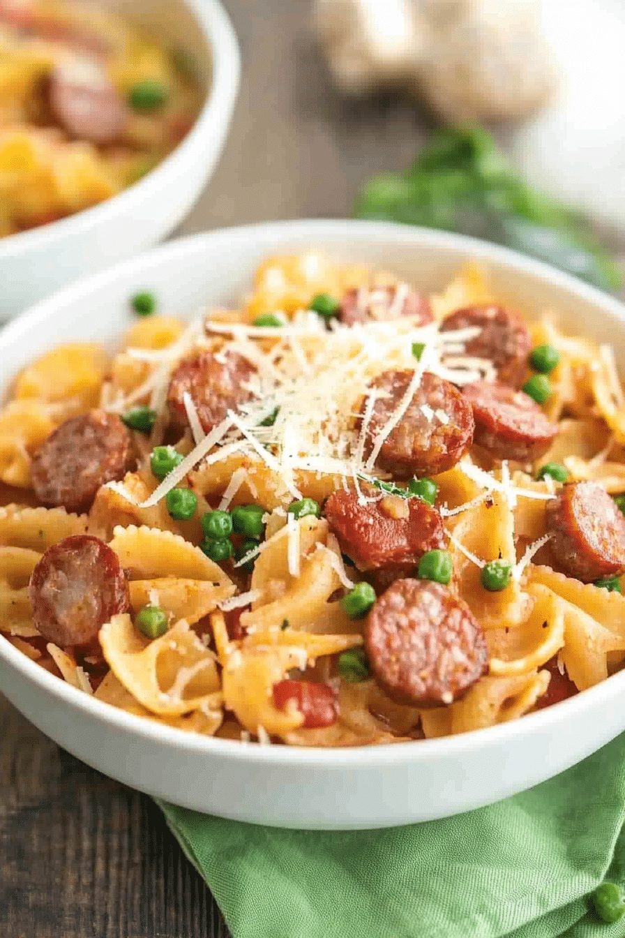 spicy sausage pasta
